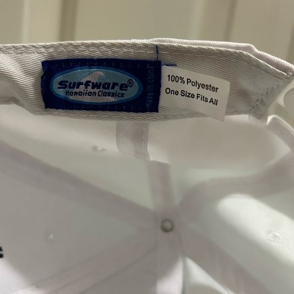 Surfware Hawaiian Classic Hawaii Islands White Snapback Hat Cap - Picture 8 of 8